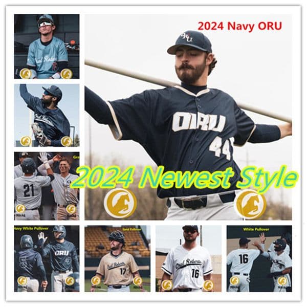 Caleb Isaacs Ryan Carmack Baseball Jersey 36 Jared Ure 37 Owen Reynolds 20 Dalton Patten 33 Joshua Caravalho Stitched Oral Roberts Golden Eagles Jerseys