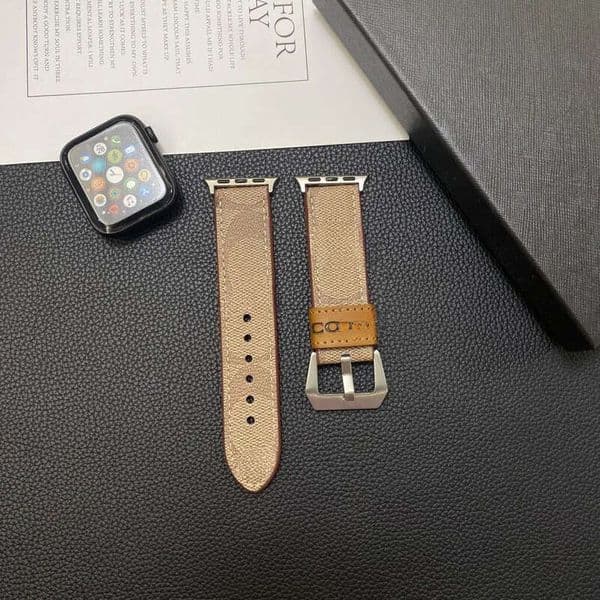 Coach Watch Band Iwatch S8 7 6 5 4 3 Strap Retro 38 40 41 42 44 45 49mm Luxury Ip Smart Watch Band Adjustable Sports Running Coachs Coacs Smartwatch