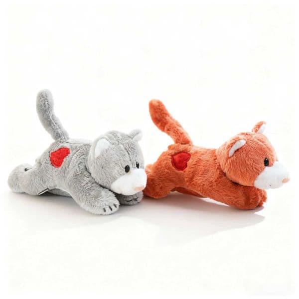 Home Red Love animals Cute Cat heart Refrigerator Plush Fridge Magnet For Kids Message Holder Stuffed Animal Home Decor L260529