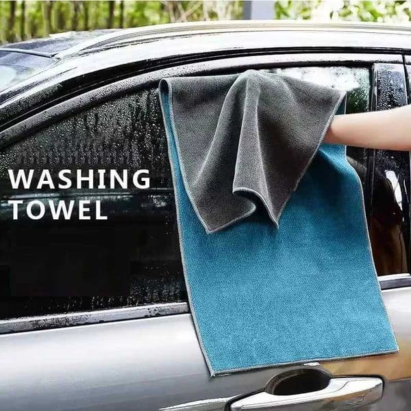 Microfiber Cleaning Towel Thicken Soft Drying Cloth Car Body Washing Towels Double Layer Clean Rags Car Accessories C260530