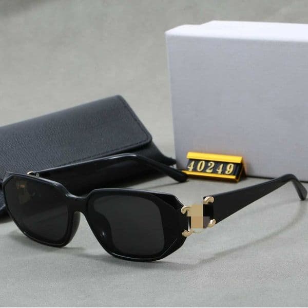 Polygonal Sunglasses for Women with Square and Round Faces Slimming Internet Celebrity Style High-End Feel UV Protection T260528