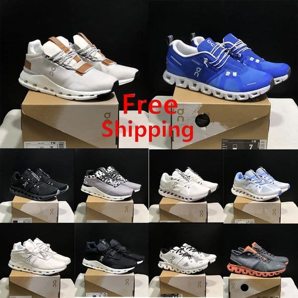 Free Shipping Designer Shoes sneakers Running Shoes cloud5 trainers for mens womens chaussure black White Blue Pink Brown Outdoor men women Sports runners