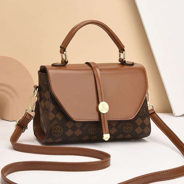 Designer Bag European And American Style Crossbody For Women 2025 New Vintage Handbag Single Shoulder Printed Light Luxury Small Square Women's Bag Cross-Border
