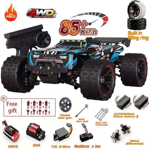 SG116MAX SCY9522 1:16 High Speed Drift Racing 80KM/H Brushless Motor 4WD 9522PRO 50KM/H RC Off Road Car Toys For Kid Gift 26L0530
