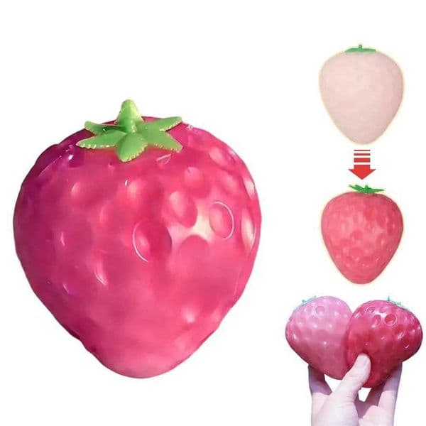 Strawberry Mango Pinch Music Color Change Slow Rebound Release Stress Relieving Ball Stress Relieving Toy ArtifactZ260530