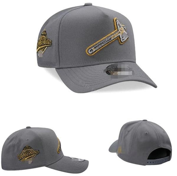 2026 Men's Classic cap Braves Flat Peak 2025 World series Snapback Strapback Heart Full Size Closed Caps Fashion Hip Hop Women Baseball Sports All Team Fitted Hats a15