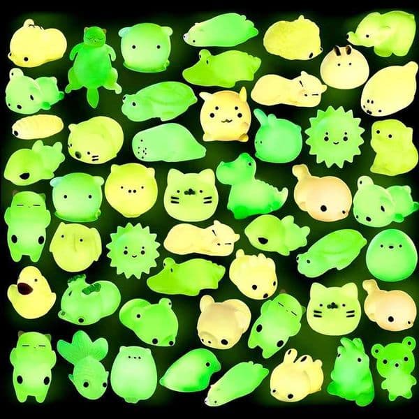 Fidget Mochi Animals Glow In The Dark Stress Relief Toys For Kids Funny Gifts Regalos Para Cumpleaos Infantil InvitadosZ260530