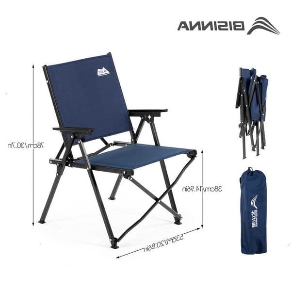 BISINNA Upgrade Folding Camping Chair Oxford Cloth Quick Open Heavy Duty Portable Lightweight for Picnic Beach Travel Fishing H260530