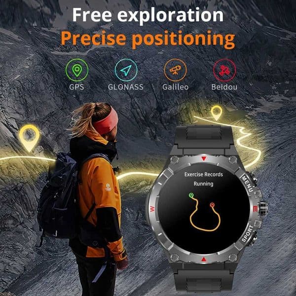 2025 COLMI V76 GPS Smartwatch 143 tra AMOLED Display Built-in Cpass Altimeter Call Smart Watch 500mAh BatteryJ260530