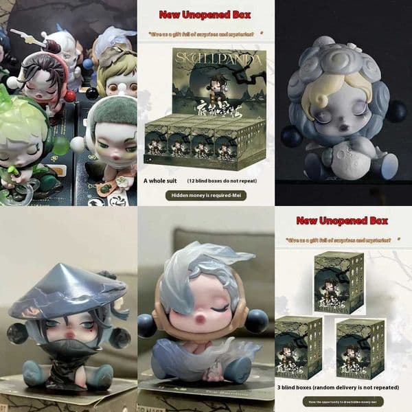 SKULLPANDA The Ink Plum Blossom Series Blind Box Toys Anime Action Figure Surprise Mystery Box Dolls Gift Copy 1 Made in China Z250504 Y260516 Y260530
