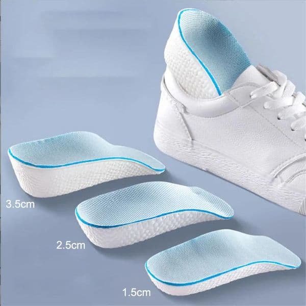 15cm 25cm 35cm Arch Support Height Increase Insoles Soft Half Insole for Men Women Feet Arch Support Orthopedic Shoes Pads 260528