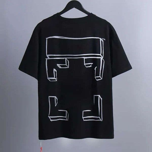 Off Whitte T Shirt Designer Summer Luxury Men And Women T Shirts Clothing Loose Top Man Casual Street Graffiti Sweatshirt Arrow Pattern Offs Short Sleeve Tshirts 122