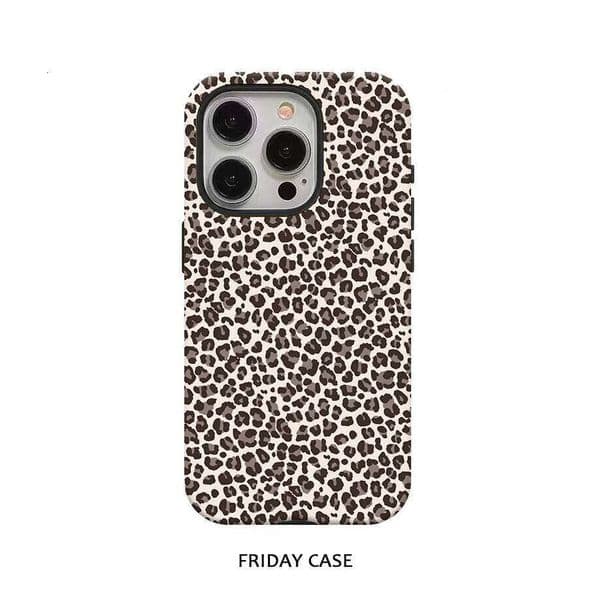 Phone Case for iPhone 16 15 14 13 12 11 X XS XR XSMAX 7 8 Pro Max Plus Luxury Fashionable Leopard Print Double-layer Back Cover J260530