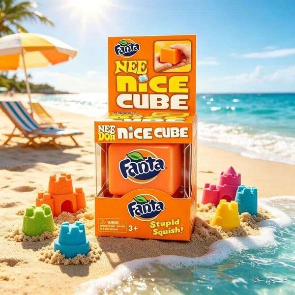 2026 Schylling Needoh Nice Sensory Squeezing Cube Stress relief Fingertip Release Toy for Pinching and Playing 26L0530