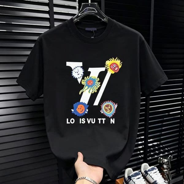 Summer light luxury letter trend design light luxury niche short sleeved T-shirt versatile and comfortable loose top