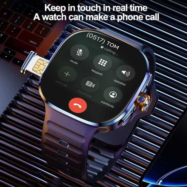 4G/5G Smartwatch 24 inch 720720 Amoled Android 100 900W Camera GPS WIFI SIM Card 16GB256GB RAM 2100Mah Battery Smart WatchJ260530