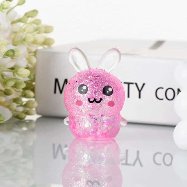 Hot Sale FashionJapanese and Korean Easter bunny maltose pinch music vent slow rebound decompression toy decompression ball C260530