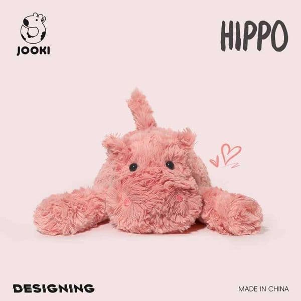 Pink Hippo Stuffed Plush Toys Cute Hippopotamus Sleep Pillow Companion Home Decor Adorable Gift Doll Birthday for Kids Girls Boy L260529