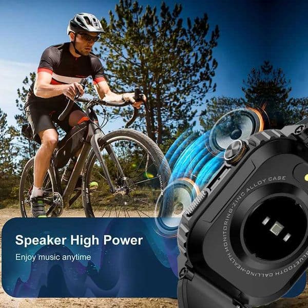 DAORKOW GPS smartwatch 201 AMOLED sn vo Call outdoor sports watch Mens 5ATM waterproof 400mAh battery health smartwatcJ260530