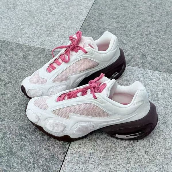 2026 new genuine leather sports shoes thick soled dad shoes men's and women's spring and summer trendy shoes