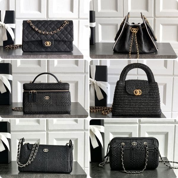Hig Quality Designer bag Luxury Makeup Bag Summer Woven bag Classic Women Shoulder bag 25 HOBO bag Fashionable Mini Tote bag Designer Weaves Makeup bag Mini 10A Wallet