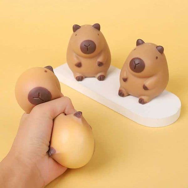 Kawaii Capybara Squeeze Toy Anti Stress Adult Toys Pinch TPR Soft Decompression Stress Reliever Toys For KidsHot SaleZ260530