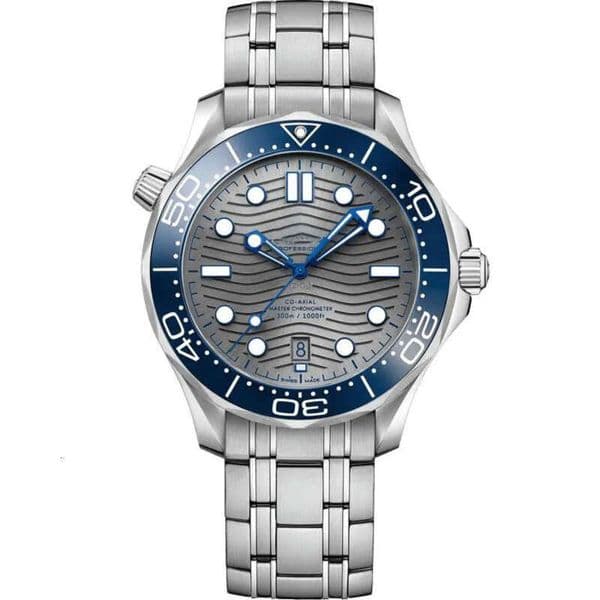 high quality rubber designer men mesh wave watch watches 42 MM nical movement steel strap