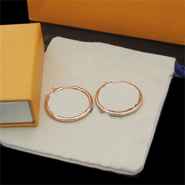 earring jewellery designer for women boucle d oreille luxe 18K gold plated large circle hoop earrings 2026 viral trendy for women fashion jewelry non-tarnish