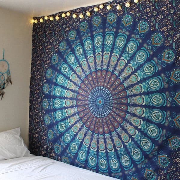 Indian Mandala Tapestry Hippie Home Decorative Wall Hanging Bohemia Beach Mat Table Cloth 200x148CM 260528