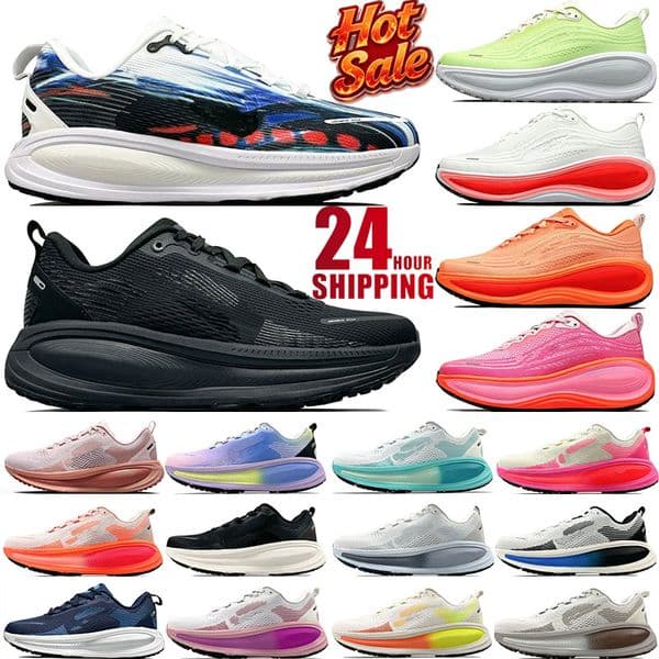 Designer Vomero 18 Sneakers Mens Womens V18 Running Sports Shoes Anthracite Orange Triple Black White Coconut Milk Cream Echo Pink Grey Green Trainers Size 36-45