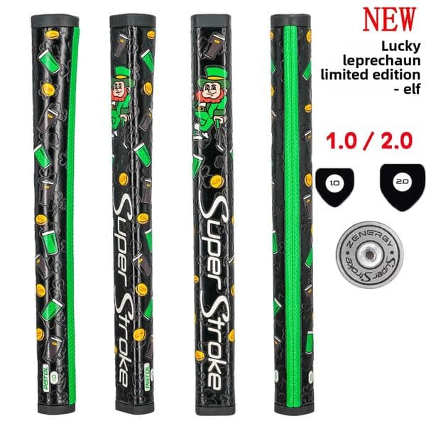 Golf Accessory 2026 New cover Golf Grip Series Gt1.0 2.0 Lucky Elf Putter Handle Football