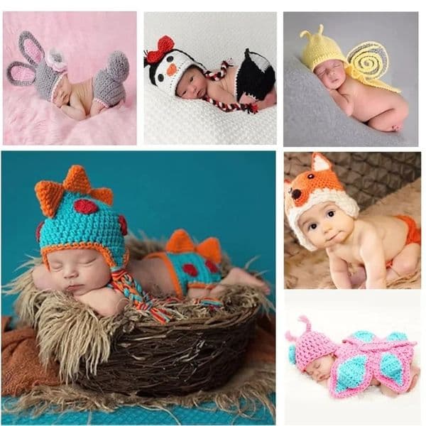 born Pography Props Born Baby Crochet Knit Costume Po Shoot Clothes born Shooting 260529