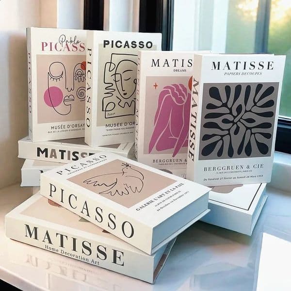 Matisse Books For Decoration Storage Box Abstract Coffee Table Books y Bedroom Decorative Book Bauhaus Boho Home Decor 260530