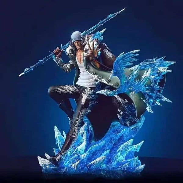 Lx One Piece Pop Max Series Kuzan Navy Three Admirals Double Head Gk Figure Statue Model Desktop Ornament For Anime Collectors L260529