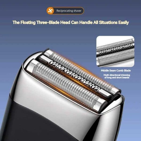 MOTA Mini Electric Shaver Digital Display Two-speed Adjustable TYPE-C Charging Shaver Three-ed ShaverJ260530