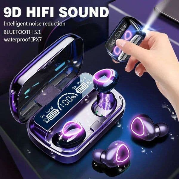 NEW M10 TWS Wireless Headphones Earphones Charging Box BT-compatible Stereo Waterproof Headsets With Microphone 26Y0527