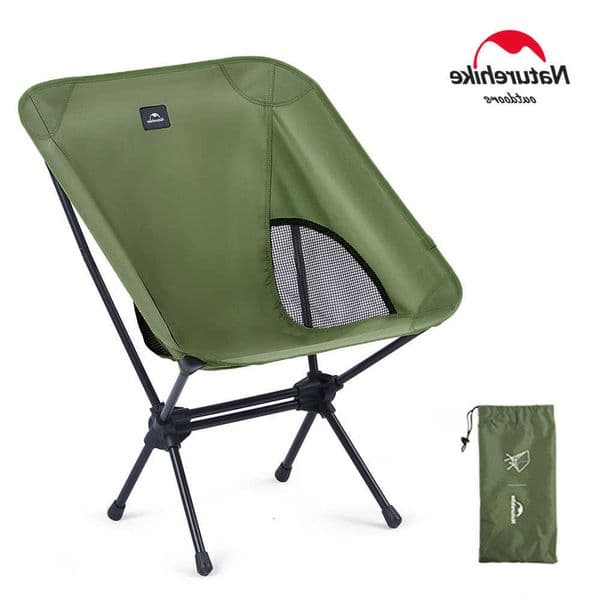 Naturehike Camping Chair Yl08 Moon Chair Outdoor Folding Chair Camping Chair Picnic Portable Recliner Ultra-light Fishing Stool H260530