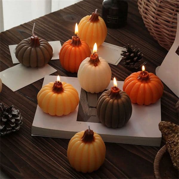 1 Halloween Pumpkin Aromatherapy Candle Festival Gift Girl Birthday Gift Companion Gift Pumpkin Candlestick Home Decoration C2605301