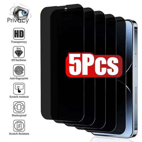 Anti Spy Screen Protector For Redmi Note 13 14 12 11 10 9 8 14S 14C 10C 13C 12C A5 A4 A3 Pro Tempered Glass Privacy Film