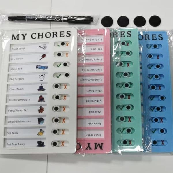 Custom To-do List Notepad Memo Planning Notice Board Chore Chart Reusable RV Checklist My Chores Elder Care Checklist