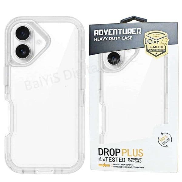 Armor Heavy Duty Phone Case For iPhone 17 ProMax 17e Dual Layer Ott Style Rugged Hybrid Shockproof Protective Cover With Box