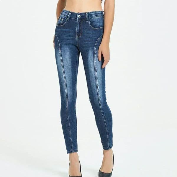 Jeans for Women Push Up Denim Pants Moto Biker Skinny Jeans 2026 Trend Clothes Pantalones De Mujer Pantalon Femme Blue 2XL 3XL 260529