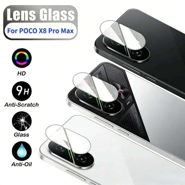 1-3PCS Tempered Camera Protect Film Cover For Poco X8 Pro Max F8 F7 Ultra Anti-scratch HD Definition Glass Lens Cap