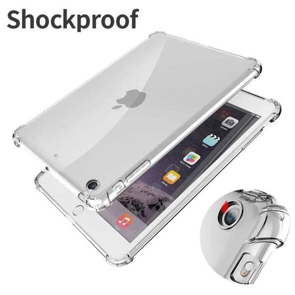 Shockproof Transparent New Tablet For iPad Pro 11 12.9in 13 M2 M3 M4 9.7 10.2 5/6th 7/8/9 10 11th MINI Air 5 6 7 Case