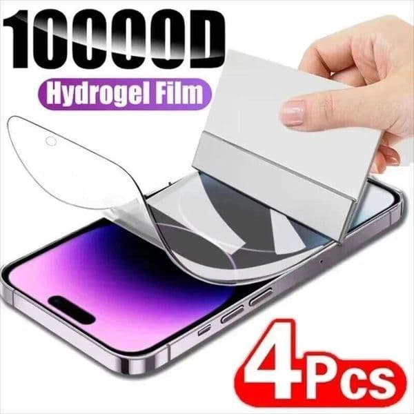 4Pcs Soft Hydrogel Film For 15 16 17 14 11 12 Pro Max Screen Protector for iPhone Air 16e 13 Mini 7 Plus SE XR XS