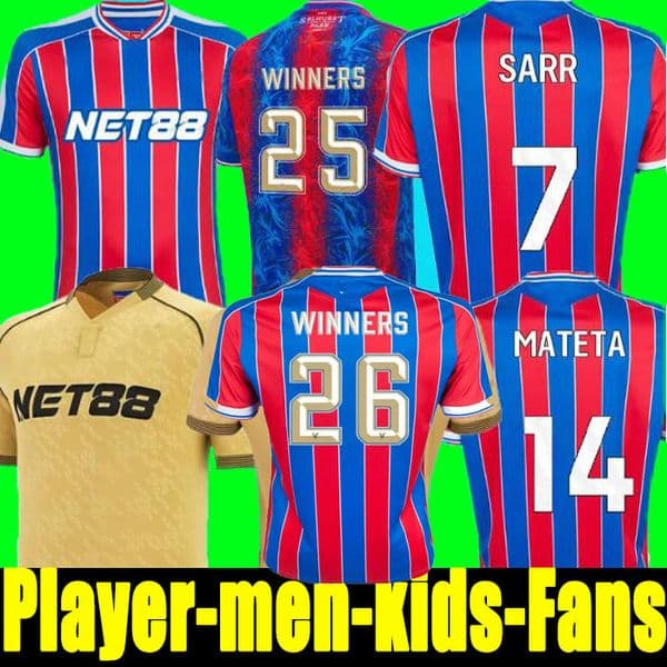 S-4XL 2025 2026 Crystals GUEHI YEREMY final Palaces soccer jersey Sarr Nketiah Kamada 25 26 MATETA DOUCOURE MUNOZ Home away third Football S-4XL d'd'dddd