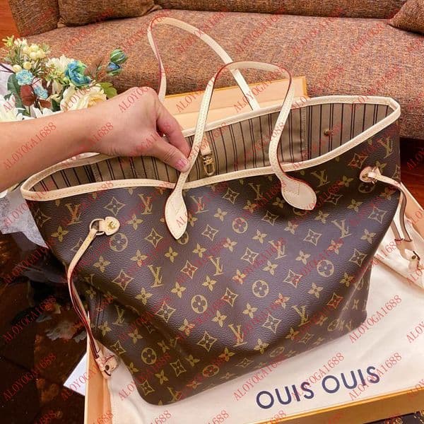 Designer Shoulder Bag Women Large Fashion Luxury Brown Tote Bag MM GM Genuine Leather Handbag 10A High Quality Ladies Crossbody Woman Bags 32 42CM No Box
