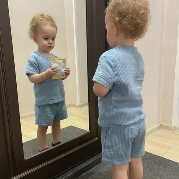 2 Pieces Babies Outfit Set Cotton born Baby Girl Clothes Boys Toddler Muslin Tshirts and Shorts Infant n Soft 260529