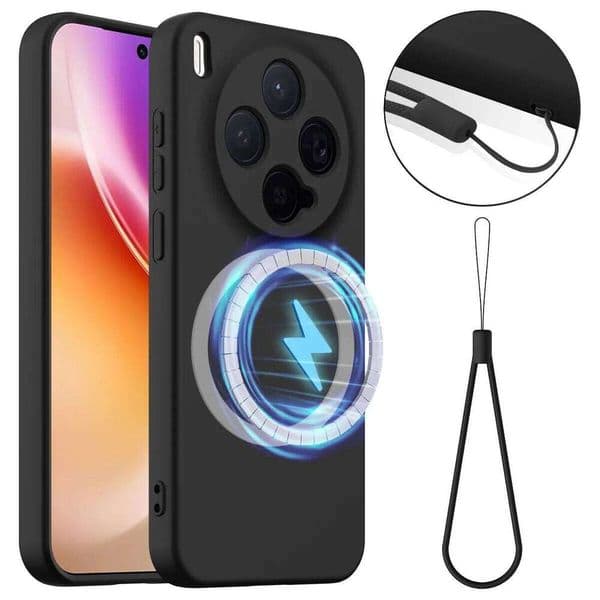 Liquid Silicone Case For VIVO X300 Ultra S X200 FE V70F Lite V40 Pro Y39 Y29 TX4 Y78 Y36 Y77T Y33T Y35M Y17S Magnetic Cover