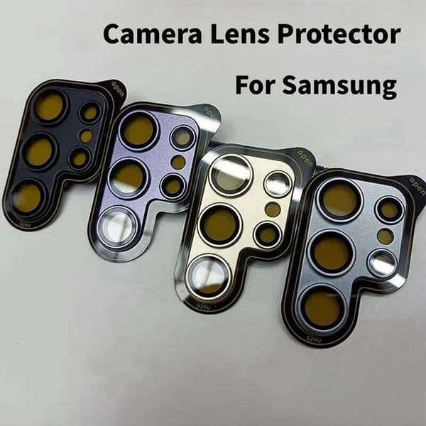 Metal Camera Protector Samsung Galaxy Ultra Back Lens Case Tempered Glass Ring For S23 S24 S25 Plus